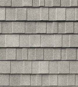 Misty Gray Colored Metal Shingle