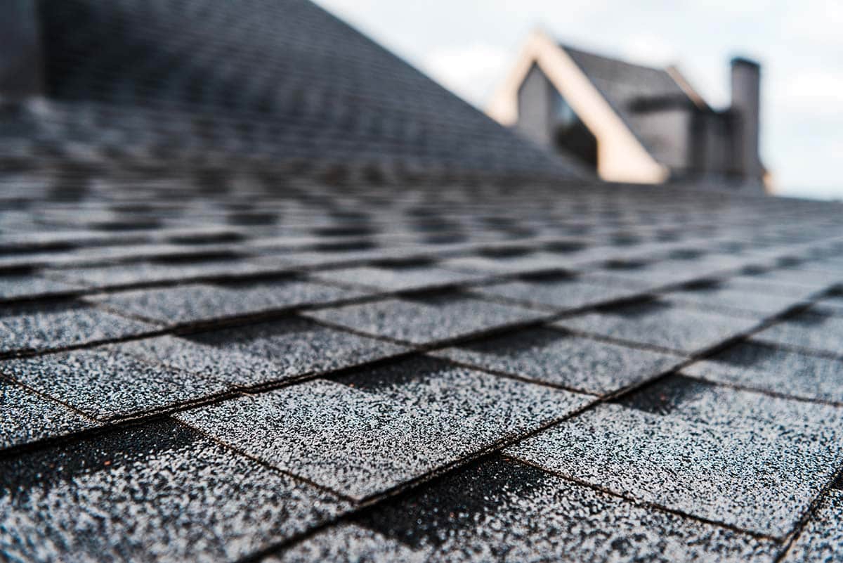 Example of high-quality asphalt shingles for residential roofing